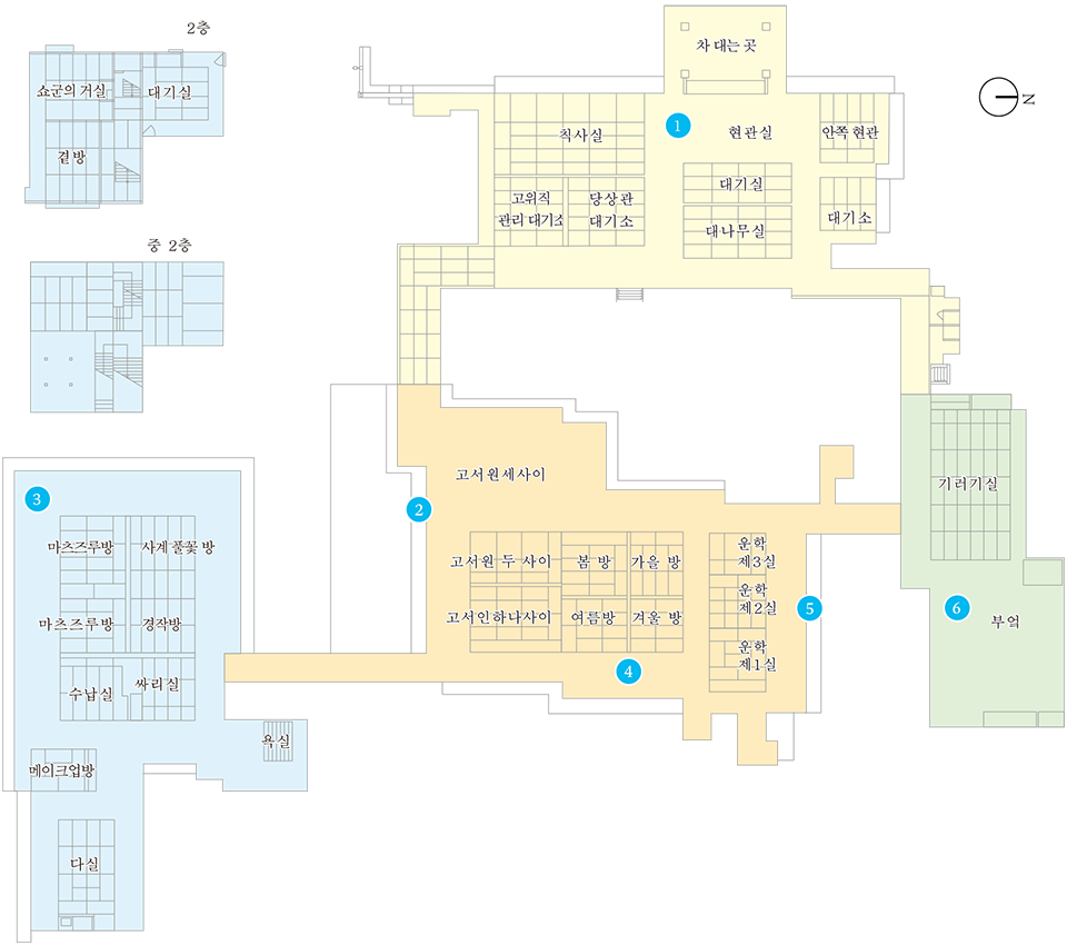 혼마루 궁전 MAP