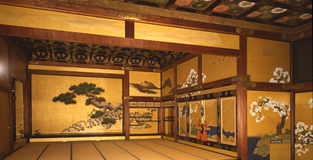 Kuro-shoin, view of First Room from Second Room　Kuro-shoin, Botan-no-ma